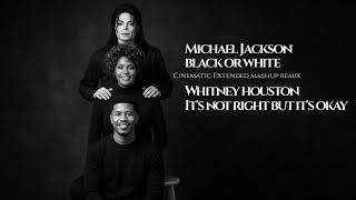 Michael Jackson Black or White & Whitney Houston It's not right but It's okay[Mashups]