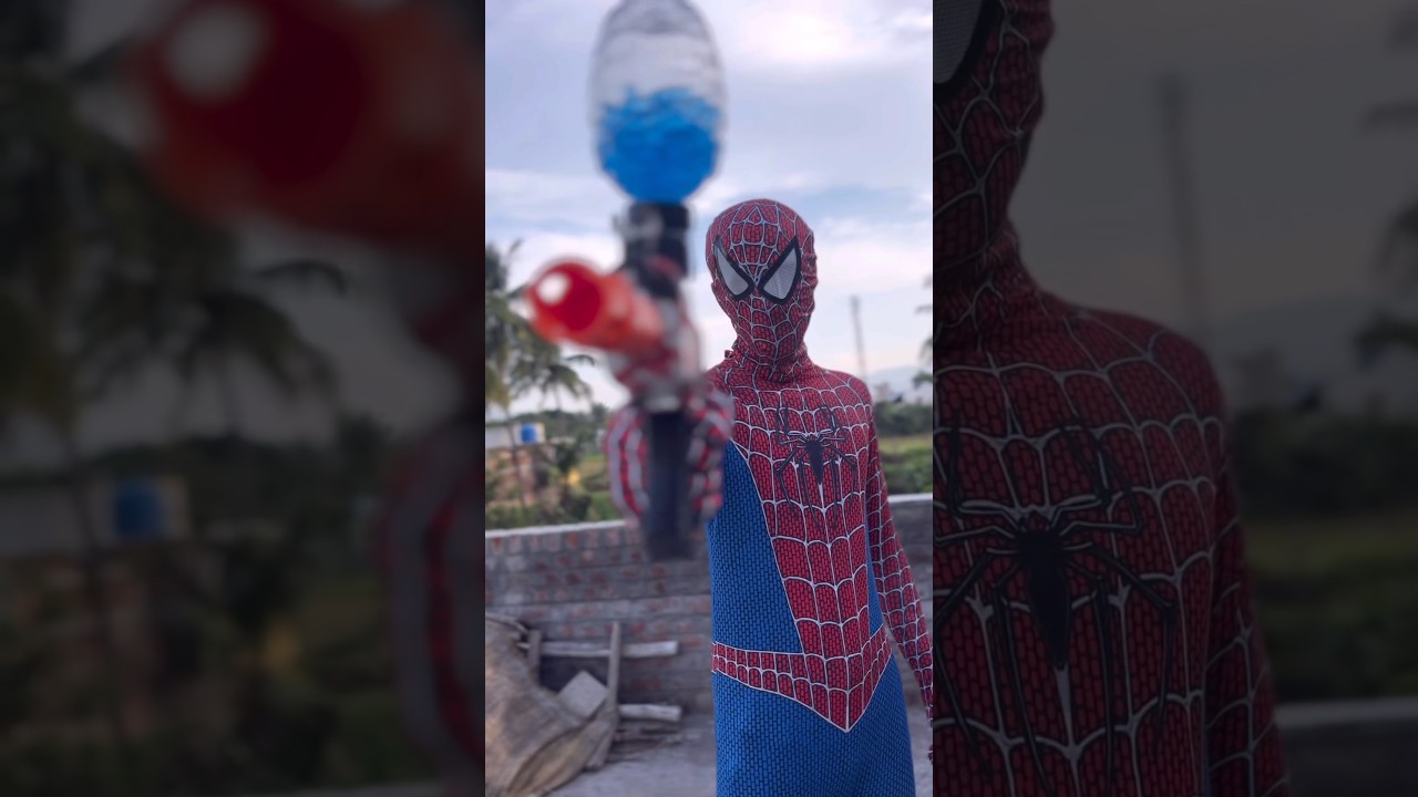 SPIDER-MAN NERF GUN WAR !!!😲  Mr.Creative தமிழ் 