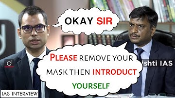 Sandeep Kumar | IPS Rank :- 186 | UPSC CSE 2020 | IAS Mock Interview | UPSC Interview In English