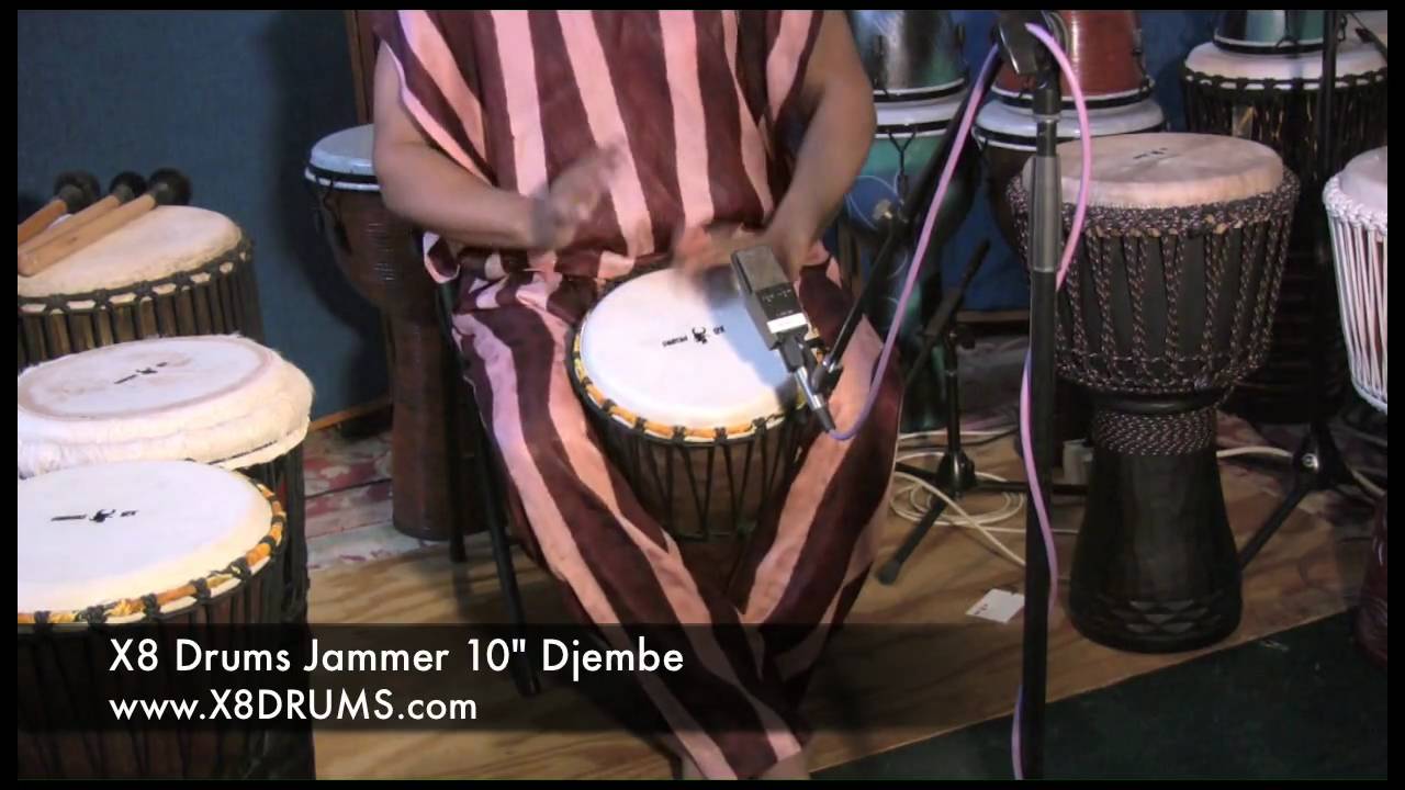 Short Djembe Drum - 10F x 12H Power Sound