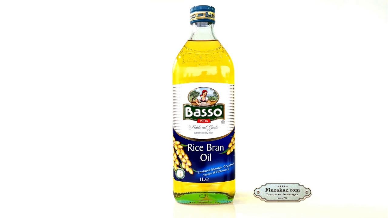 Рисовое масло Basso рафинированное 1 л - YouTube