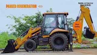 DPF Regeneration Guide for Tata Hitachi SHINRAI Backhoe Loader | Performance & Fuel Efficiency