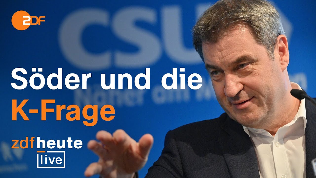 CSU-Chef Söder zur Kanzlerkandidatur der Union