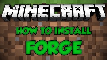 Minecraft| How to Download Forge! All versions