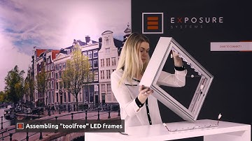 Exposure    How to install the LMS fabric light box with smart lock on site 26022016