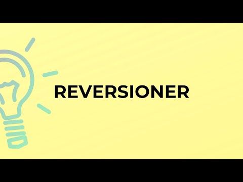 ቪዲዮ: የቀረው ማን ነው Reversioner?