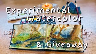 Creative Play: Experimental Watercolor & Giveaway!