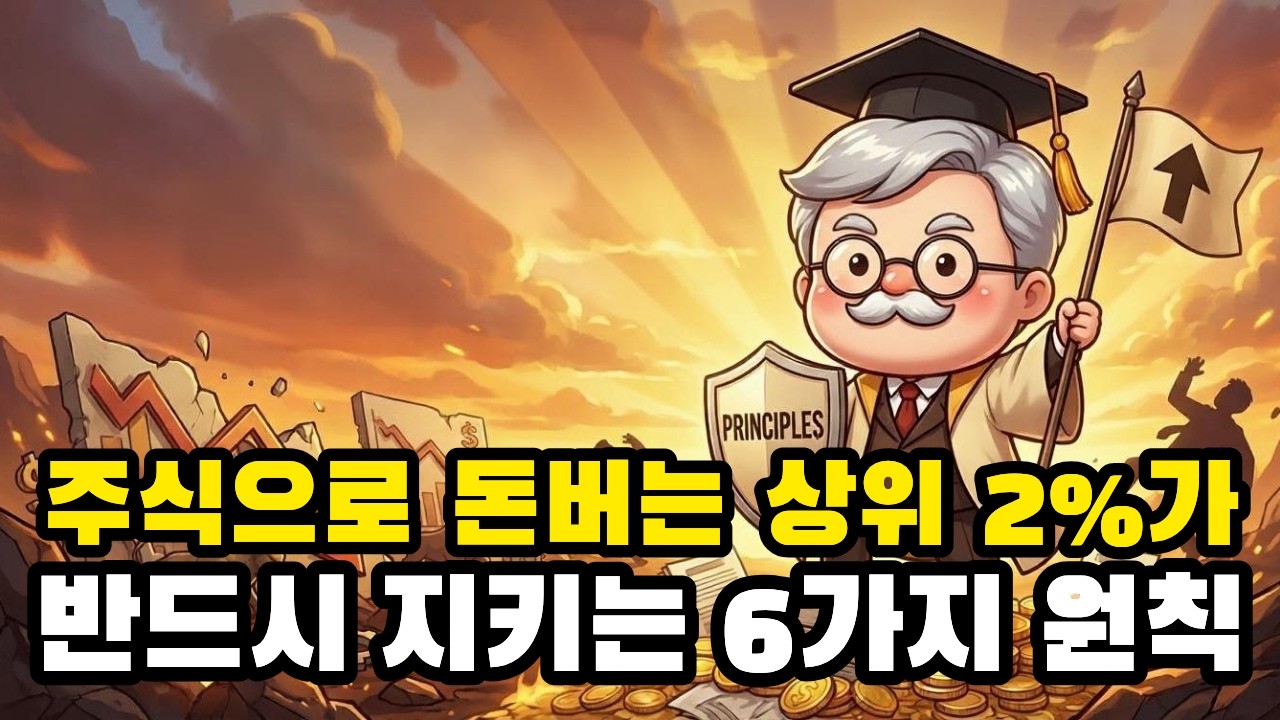 상위 2% 투자자들이 절대 안 깨는 6가지 투자원칙 (좋은 종목 고르기, 분산투자 같은 뻔한 얘기 아님)