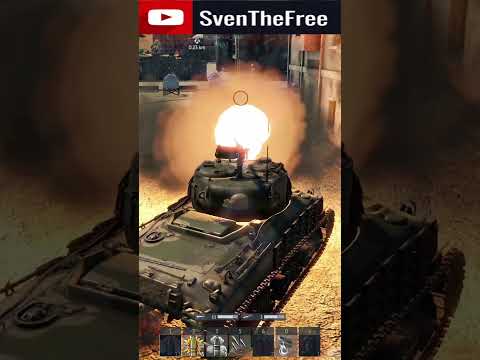 Sherman M4A1 in action War Thunder