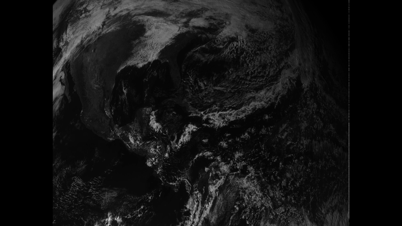 GOES 13 Hemisfério Norte - Vísivel