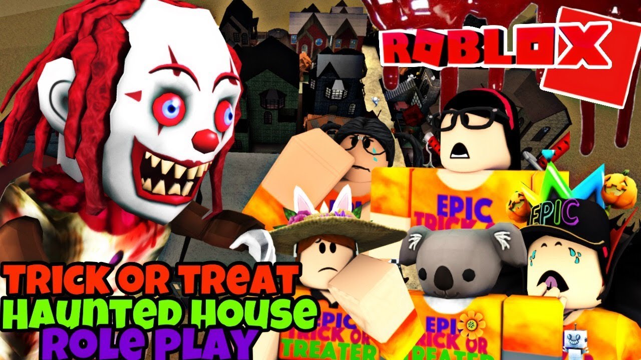 Trick Or Treat Haunted House Role Play Roblox Bloxburg Warning Actually A Little Scary Youtube - neziplaysroblox teespring