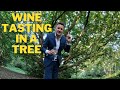 Nyetimber blanc de blancs 2014  english sparkling wine tasting in a tree