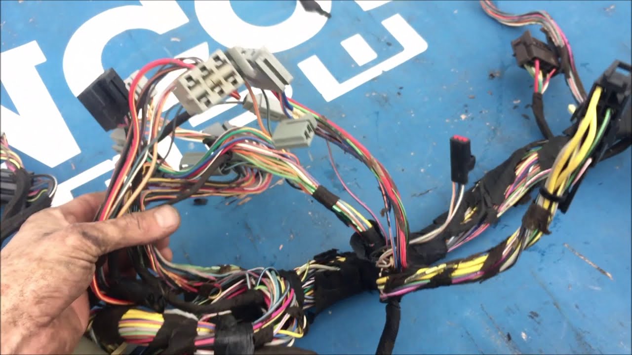 1993 Ford Mustang Dashboard Wiring Harness Replacement CH Foxbody 5.0 Mass  Air Flow Computer Grade A - YouTube  Fox Body Dash Wiring Harness Diagram    YouTube