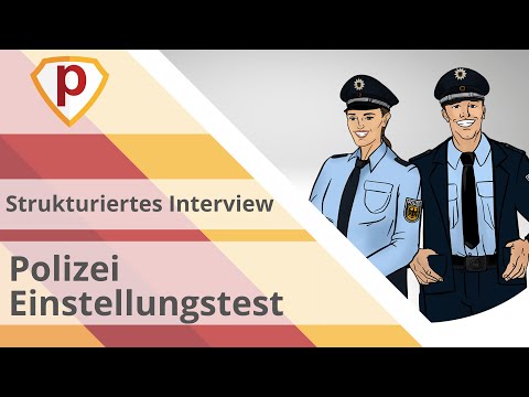 Strukturiertes Interview bei der Polizei - auf diese Fragen kommt es in der Bewerbung an