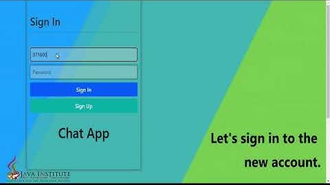 Chat App PHP/ MySQL/JavaScript (AJAX) |  Kalana Wipulaguna | Java Institute | Semester 01 |