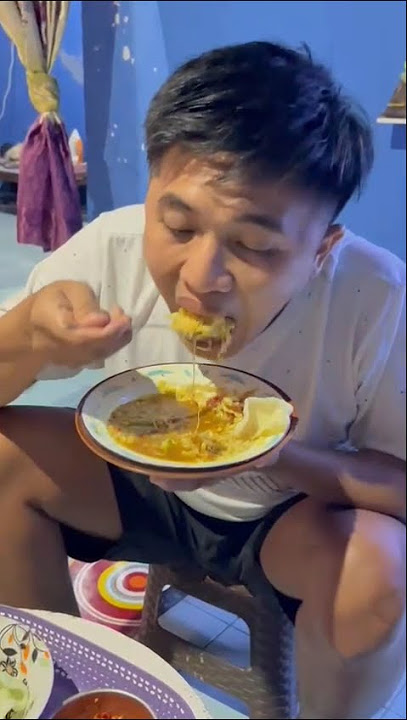 MUNG NASI KUAH SOTO UENAK E #mukbang #masfa