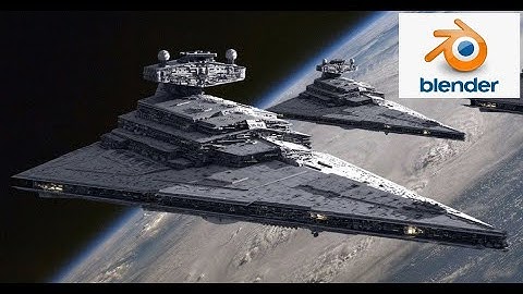How to Model Star Destroyer in Just 15 Minutes | Blender Tutorial | Star Destroyer