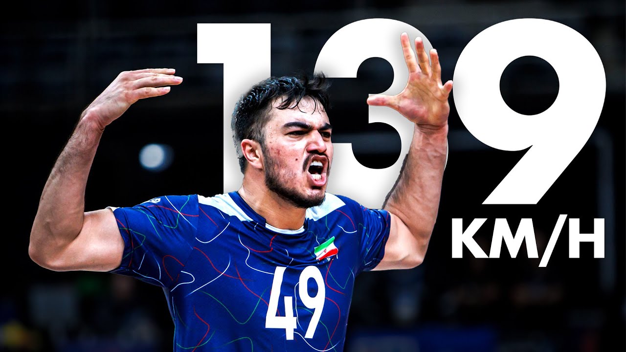Iranian BEAST | Morteza Sharifi | 139 km/h World Record Volleyball Spike !!!