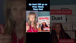 ⁉️ MY HEART WILL GO ON Piano Duet #shorts #short #cover