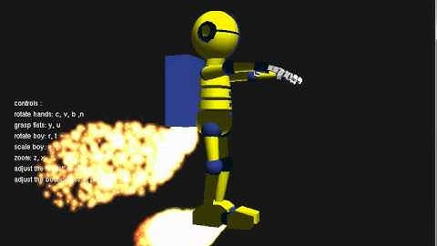 OpenGL with simple model animation