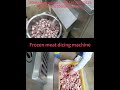 Commercial frozen meat dicing machine meat cutting machine spare ribs cutter kitchen food machinery