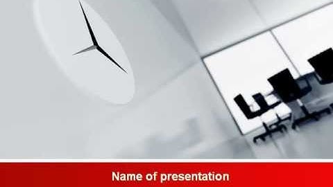 Office Time PowerPoint Template by PoweredTemplate.com