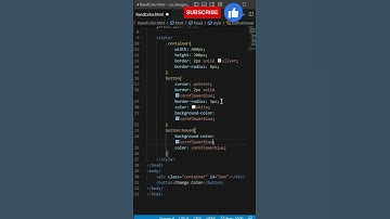 Random Color Generator with Javascript. #programmerd #shorts