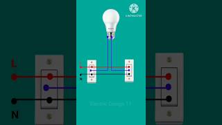 🔌 Two Way Switch Connection | Basic Electrical Wiring Explained 🔌 #shortsfeed #electrician #shorts