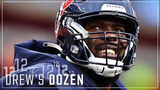 Who is the funniest Texan in the locker room Rod Johnson Shares His Vote and More | Drew's Dozen