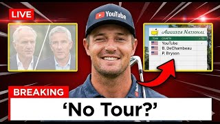 THE TOURS ARE DEAD." Bryson DeChambeau Just Revealed His Master Plan To Destroy The PGA & LIV!