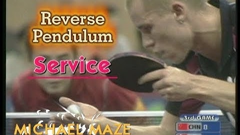 Reverse Pendulum Serves Lefty by Maze Table Tennis