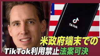 米政府端末でのTikTok利用禁止 上院委員会が法案可決