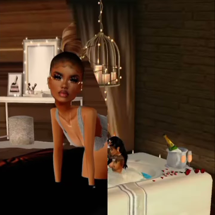 IMVU T Shirt and my panties on