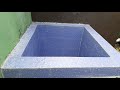 Awesome with 3.5×3.25 Size water tank in tile intallation-using by sand cement mixer Construction