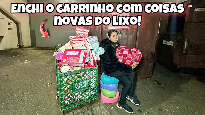 Enchi o carrinho com coisas novas do lixo dos Estados Unidos!🇺🇸