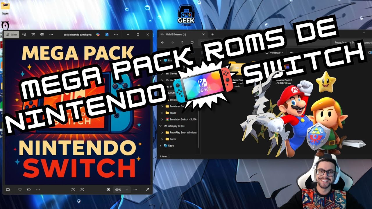 Switch Roms Download Mega Pack de ROMs Nintendo Switch + Emulador - YouTube