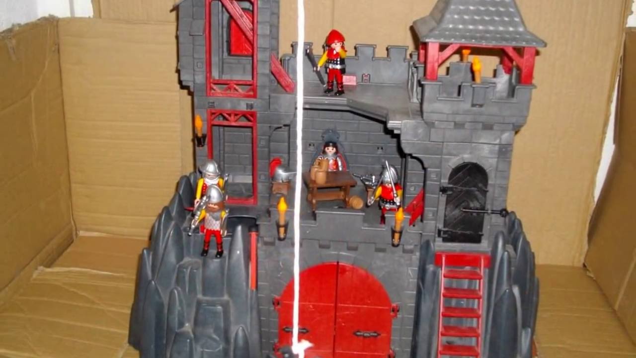 chateau dragon rouge playmobil notice