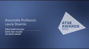 Associate Professor Laura Downie – David & Valerie Solomon Award 2022