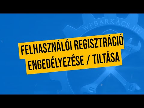 Videó: Hogyan Tilthatja Le A Felhasználó Kiválasztását