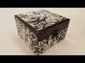 Decoupage box with napkin-DIY