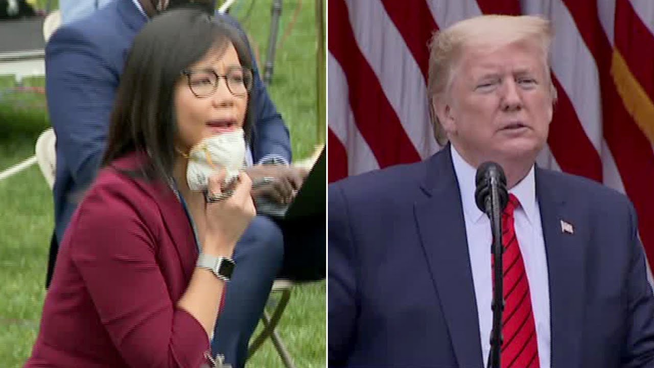 Trump Abruptly Ends Press Conference After Heated Exchange With Cbs News Cnn Reporters Youtube
