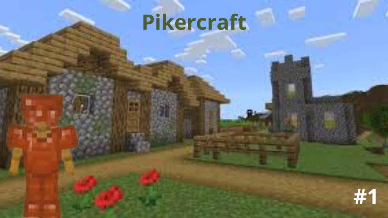 Encontramos una aldea y nos hacemos un full cobre! | Minecraft | Pikercraft #1