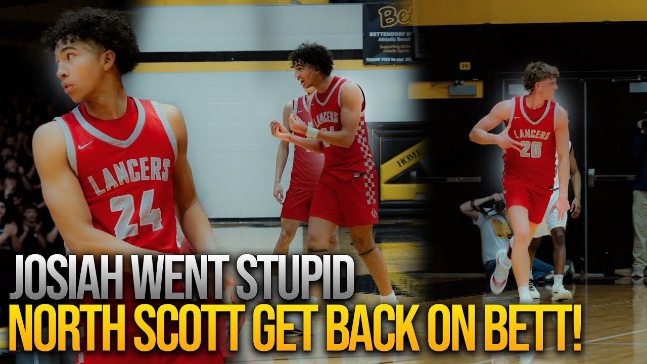 JOSIAH HARINGTON WENT FED 🔥!!! NORTH SCOTT BEATS BETTENDORF FOR SUBSTATE GET BACK 🙈