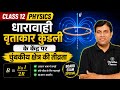 धारावाही वृत्ताकार कुंडली के केंद्र पर चुंबकीय क्षेत्र की तीव्रता class 12 physics chapter 4