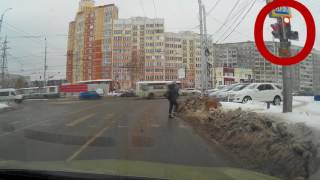 Человек и собака на переходе Человек и собака на переходе