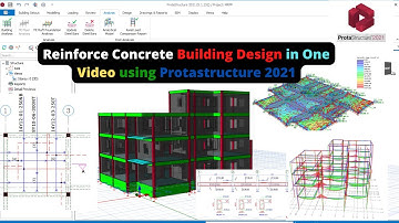 Complete Reinforce Concrete Building Design With Pent Floor in Protastructure 2021
