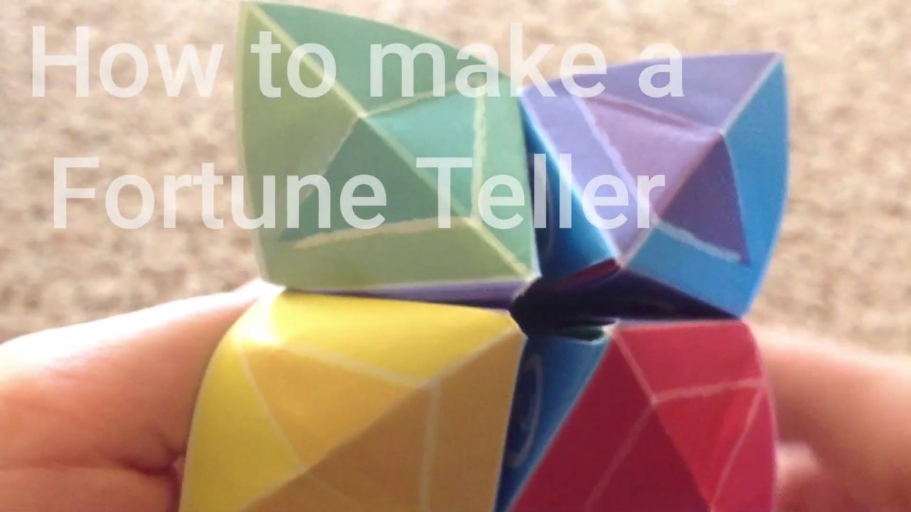 How to make a Fortune Teller YouTube