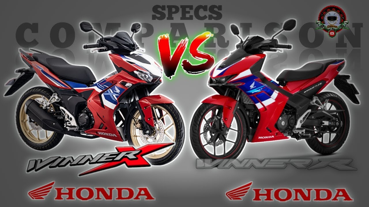 HONDA WINNER X 150 vs HONDA WINNER R 150 SPECS COMPARISON