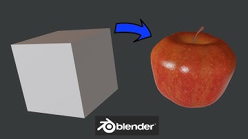 Create an Apple in Blender in 1 Minute ( blender lazy tutorial )