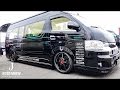 (4K)LEGANCE TOYOTA HIACE 200 SUPERLONG WIDEBODY レガンス・200系ハイエース・スーパーロングワイドボディ - スーパーカーニバル2016